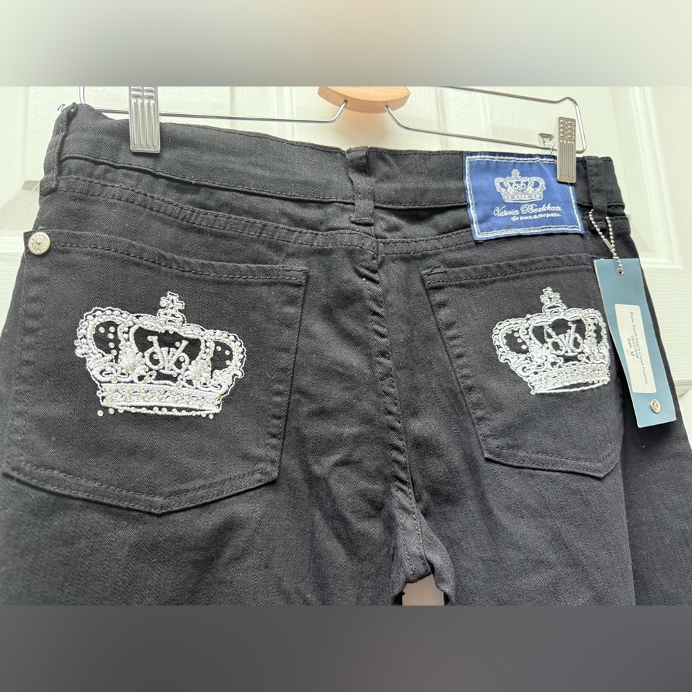 ROCK & REPUBLIC Victoria Beckham black jeans